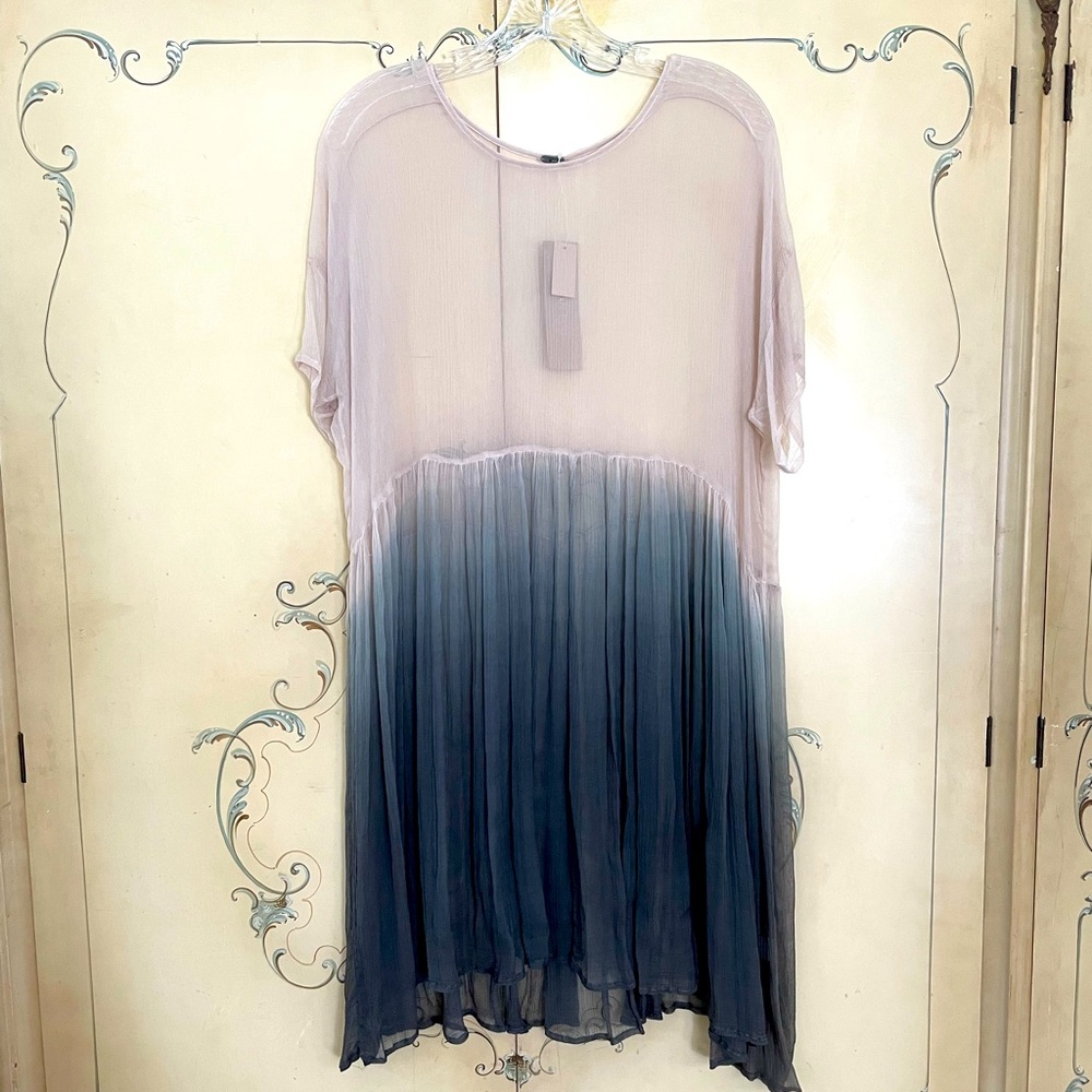 NWT Chan Luu Sheer Ombré Dress